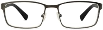 Foster Grant Ti-tech premium reading glasses hyperflex hinge TI104 gunmetal +1.00