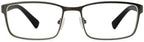 Foster Grant Ti-tech premium reading glasses hyperflex hinge TI104 gunmetal +1.00