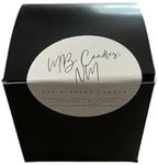 Mama Bear Candle Co. NM Lavender Vanilla Scented Soy Candle, 9 oz, Pink Frosted Glass Jar