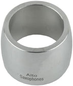 Metal Saxophone Ligature and Reed Clip Clamp Ring for Alto Sax Clarinet Mouthpiece Silver Precise Tightening Enhanced Sound Quality Easy to Use Design(For Alto Sax)