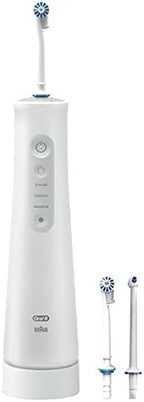 Oral-B Water Flosser Advanced, Cordless Portable Oral Irrigator Handle with 3 Nozzles