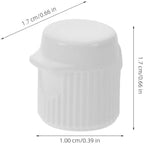 Toothpaste Cap Flip Lid Self-Closing Toothpaste Cover for Travel Compact Plastic Tops for Ointments Creams
