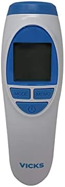Vicks No Touch 3-in-1 Thermometer,Measures Forehead,Food and Bath temperatures