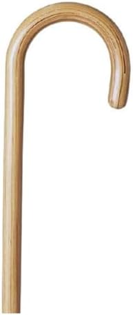 Alex Orthopedic MNT03004 - Tourist Handle Cane, Natural Stain, 36-37