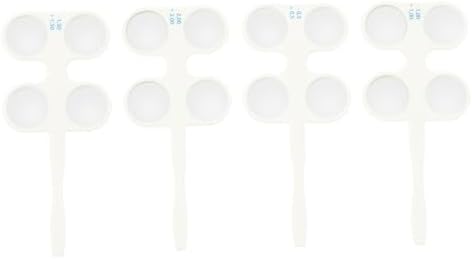 4 Units Optical Flipper Optometry Plastic Flip Trial Lens Confirmation Ophthalmic Flipper Optical Instruments, 4pcs/Set (±0.50, ±1.00, ±1.50, ±2.00)