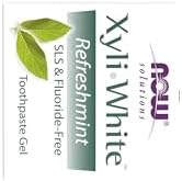 NOW Foods Solutions, Xyliwhite™ Toothpaste Gel, Refreshmint, Cleanses and Whitens, Fresh Taste, 6.4-Ounce