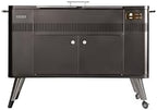 Everdure by Heston Blumenthal HUB 54-In. Charcoal Grill With Patented Built-in Rotisserie System & Quick Electric Ignition, Outdoor BBQ, Electric Starter, Adjustable Height, Easy Clean-Up, Matte Black