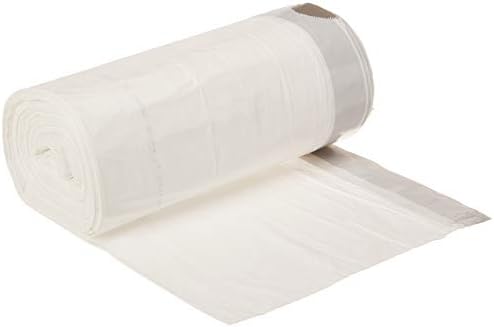 AmazonCommercial 18 Gallon Compactor Bags with Drawstring, 2 Mil, 50 Count