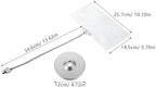 FRCOLOR 4X Large Page Magnifier with Stand Hands-Free Desktop Magnifying Glass Flexible Gooseneck for Reading Crafts Sewing