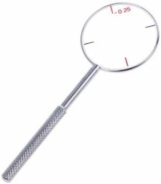 0.25/0.50 Optometry Trial Jackson Cross Cylinder Set Diopters Optics Tool Lens/w Case