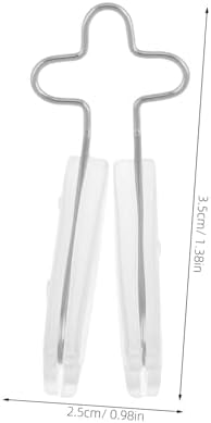FRCOLOR Nose Bridge Lifting Clip Silicone Nose Slimmer Straightener Tool for Women Girls Comfortable Durable Transparent Design for Enhanced