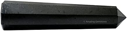 Amazing Gemstone Black Tourmaline Crystal Towers ~ Natural Healing Crystal Point Obelisk for Reiki Healing and Crystal Grid (2" to 3" Inch)