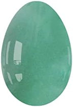 Undrilled Yoni Eggs 45X30mm Natural Rose Quartz Massage Egg Obsidian Crystal Jade Eggs Kegel Exercise Massage Ball,Aventurine Eggs