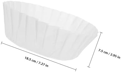 BESTonZON Basque Cake Baking Liners 8-inch Oil Paper Cupcake Liners 50pcs Non-folded Parchment Sheets for Baking and Bakery Supplies