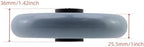 5 Inch Rubber Wheelchair Replacement Front Wheels, 2 Pcs Replacement Wheelchair Front Wheels with Screw Accessories for Wheelchairs, Rollators, Walkers (Black and Gray)