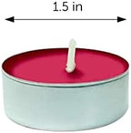 DecorRack 30 Tealight Candles, Black Cherry Scented, Pleasant Fragrance Candle, Aromatherapy, Scented Home Decor, Votive Long Lasting Candles (Pack of 30)