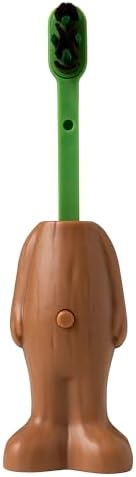 Brush Buddies Marvel Groot Kids Toothbrush, Soft & Rounded Bristles, Poppin' Fun Superhero Toothbrush Cover