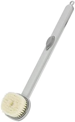 Shower Brush, Long Handle Shower Scrub Brush, Long Handle Bathroom Massage Cleaning Brush, Soap Dispenser Back Brush for Shower Brush