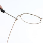 1 Pair Glasses Repair Kit with Screws Arm Replacement Sunglass Parts Arms Screw Glass Screwdriver Eyeglass Legs Temples(Golden)