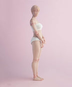 1/6 Scale Female Body,12inch Worldbox Female Joint Flexible Pale Suntan Skin Action Figure Body Collection (Pale Skin, Standard Version)
