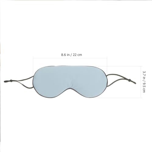 FRCOLOR 4pcs Double-Side Sleeping Eye Mask Set Ice Silk Breathable Lightproof Eye Shade with Soft Mesh Back Portable Sleep Blinder for Travel and Nap Skin-Friendly for Seasons