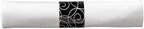 Hoffmaster Caterwrap Heavyweight Cutlery Combo, Fork/spoon/knife/napkin, Black, 100/carton