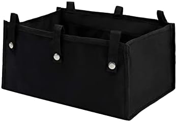 Under Seat Rollator Bag, Large Size Rollator Basket, Under Seat Bag or Tote for Four Wheel Rollator, Walker Underseat Replacement Medical Basket (Black-S)