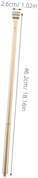 Copper Back Scratcher Long Handle Metal Itching Scratcher for Men and Women Pure Copper Anti-Static Design Portable Self-Massage Tool for Itch Relief and Back Discomfort