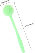 Body Acupoint Massager Hammer Silicone Manual Patting Tool for Back and Meridian Massage, Handheld Body Care Device for Muscle Relief and Wellness (Green)