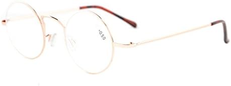 Eyekepper Readers Lightweight Round Metal Circle Reading Glasses