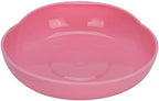 Spill Proof Scoop Plate with Extra Wide Suction Cup Base, Unbreakable Adaptive Bowl for Elderly and Disabled, Assistive Dining Dish for Easy Eating, Pink