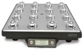 30102 Ultegra Roller Top Parcel Shipping Scale, 14" Length, 14" Width, 3.57" Height, 150 lbs Capacity