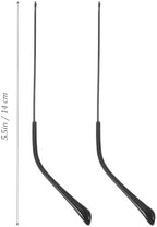 Universal Metal Eyeglasses Replacement Temples 1 Pair Lightweight Alloy Glasses Arms Legs with Screws for Sunglasses and Optical Frame Repair