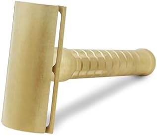 The Goodfellas’ Smile Bayonetta CNC‑Machined 100 % Brass Double‑Edge Safety Razor – Precision Comfort Shave Design, Sand‑Blasted Satin Finish, Crafted in Italy