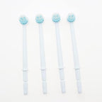 Replacement Dental Water Brush Heads Compatible with Waterpik Water Flossers Toothbrush and Oral Irrigators, 4-Pack