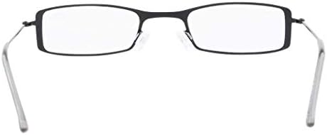 Eyekepper 3-Pack Stainless Steel Frame Half-Eye Style Reading Glasses Readers
