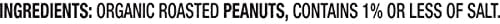 SANTA CRUZ ORGANIC Organic Dark Roasted Crunchy Peanut Butter, 16 OZ