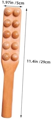 Wooden Massage Stick Trigger Point Tool Body Massager Hammer Gua Sha Tool Handheld Back Leg Massager