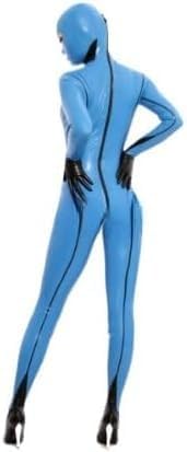 Latex Rubber Gummi Catsuit Ganzanzug Tights Anzug Suit Cosplay Overall Kostüm