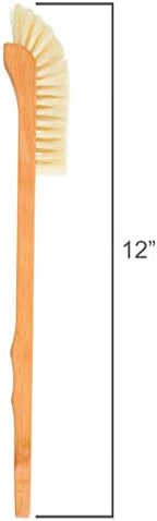 Redecker Ultra-Slim Drinking Bottle Brush with Beechwood Handle and Tampico Bristles, 12-Inches, Made in Germany