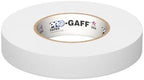 1" Width ProTapes Pro Gaff Premium Matte Cloth Gaffer's Tape With Rubber Adhesive, 11 mils Thick, 55 yds Length, White (Pack of 1)