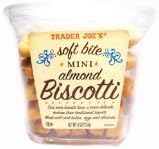 Trader Joe's Mini Almond Biscotti - 9 Oz. (Case of 6)