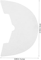 Beaupretty 5 Pairs Adhesive Rubber Shoe Heel Pads Non-Slip Sole Protectors for Sneaker and Basketball Shoe Repair Anti-Wear Slip-Resistant Pads for Size 44-45