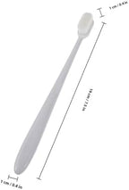 HOMSFOU Ultra Soft Bristle Toothbrush 8pcs Long Handle Toothbrush for Daily Use Gum Care Teeth Cleaning Tool for Adults Travel and Home Oral Hygiene