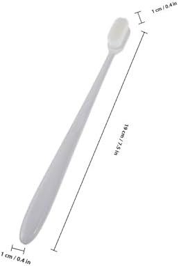 HOMSFOU Ultra Soft Bristle Toothbrush 8pcs Long Handle Toothbrush for Daily Use Gum Care Teeth Cleaning Tool for Adults Travel and Home Oral Hygiene