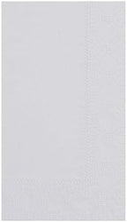 Hoffmaster 180518 Dinner Napkin, Regal Embossed, 2-Ply, 1/8 Fold, 17" Length x 15" Width, Dove Gray (8 Packs of 125)