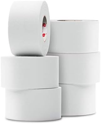 Mueller Sports Medicine MTape Rolls to Go, Quality Athletic Tape, Easy to Tear for Fast & Effective Taping, 1.5" x 10 Yards Per Roll, 6 Rolls
