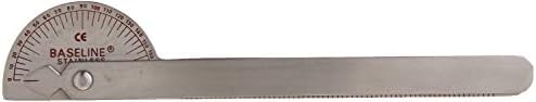 Baseline 12-1042 Stainless Steel 180 Degree Goniometer, 6" Length