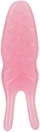 Resin Nose Massager, Nose Up Scraper Lifting Clip, Helps Create The Nose and Face, Pain Slimming Nose Scraper Bar for Women (Peach)