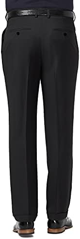 Haggar Men's Premium Comfort Classic Fit Pleat Front Pant Reg. and Big & Tall Sizes